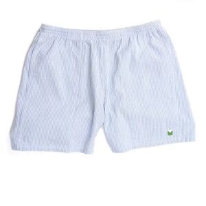 Magill Los Angeles Jeffrey Seersucker Swim Shorts . LARGE